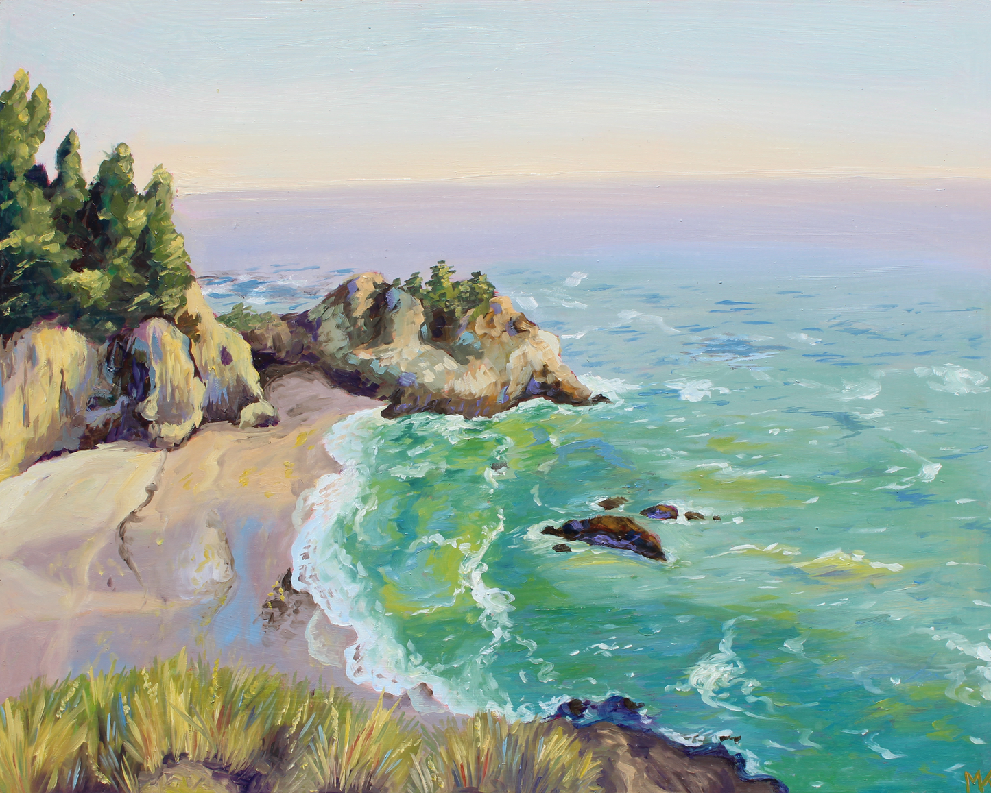 Big Sur Seascape Sticker